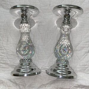 Bath and body works light up candle stick holders